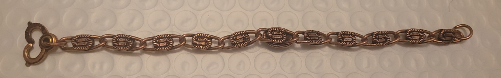 Native American Solid Copper and Turquoise Colore… - image 5