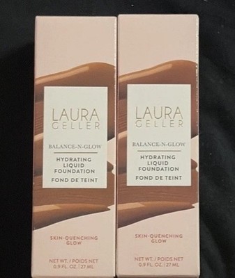 2X - Laura Geller Balance -N-Glow Deep | Hydrating Liquid Foundation Skin Quench