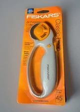 Fiskars 45 mm Classic Loop All Purpose Rotary Cutter Quilt Fabric Med Duty NEW