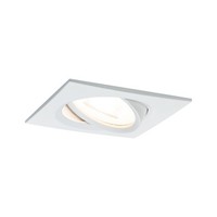 Paulmann Einbauleuchten Set Nova Coin Eckig Schwenkbar Led 1X6,5W 2700K 230V We