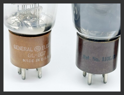 4 tubes à vide GE Philips 807 5S1 QE06/50 CV124 test FORT faisceau puissance sortie - Photo 4/12