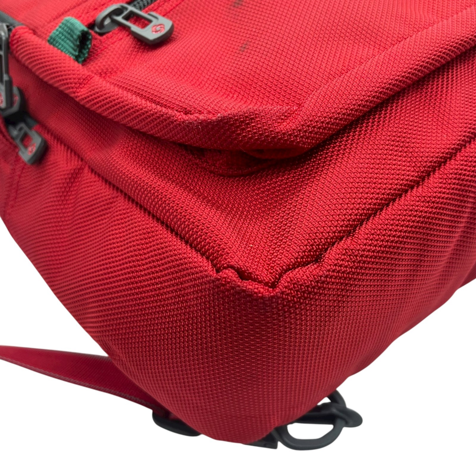 Authentic Samsonite Red Nylon Backpack Multi Pock… - image 9
