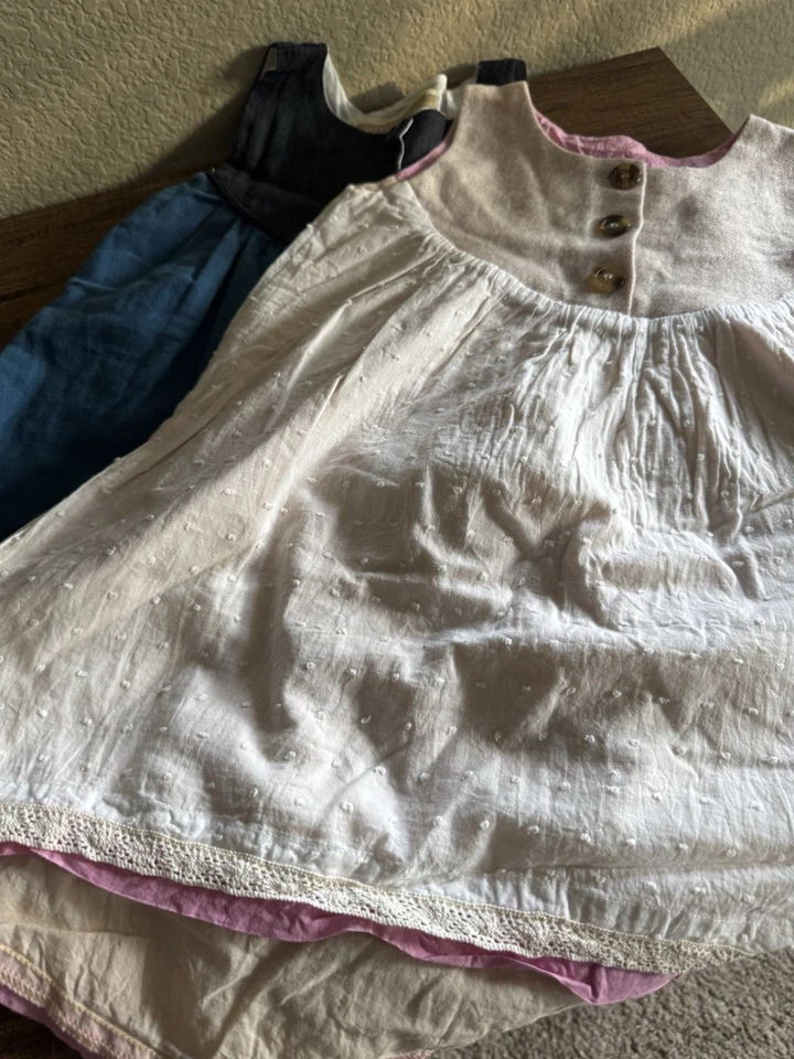 Vestido Well Dressed Wolf Niños Talla 4 Lote de 2 Algodón Foto 4 de 4