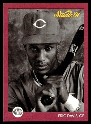 1991 Studio Eric Davis Cincinnati Reds #162