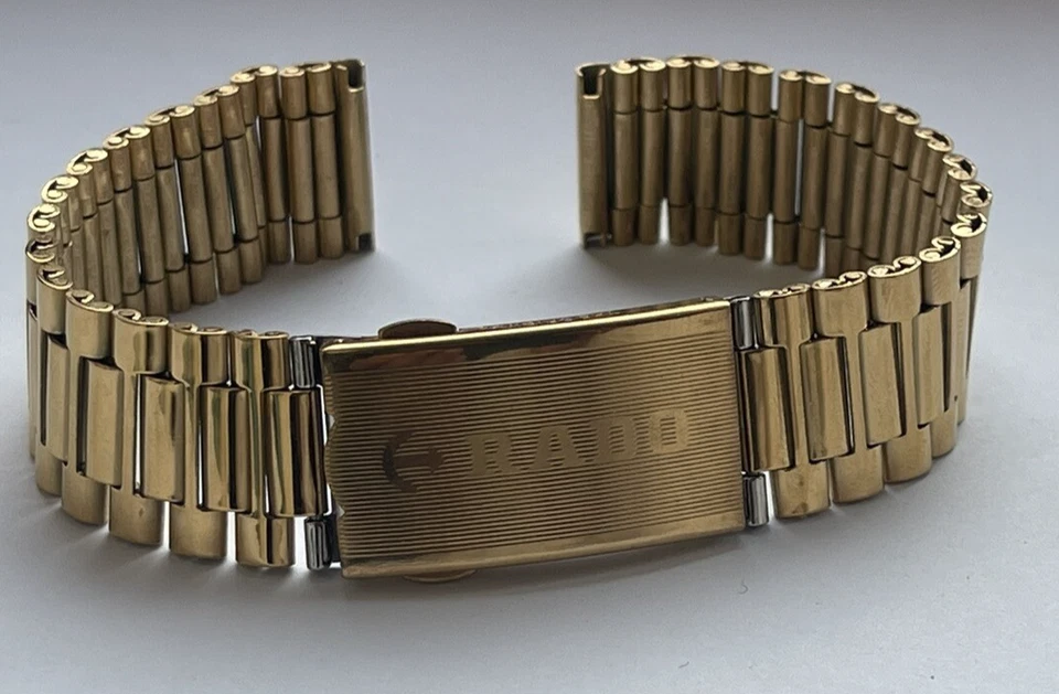 Reloj Pulsera RADO Diastar 18mm Chapado en Oro Amarillo Color Foto 2 de 4