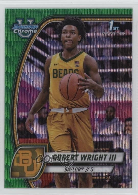 2024-25 Bowman U Chrome Green Wave Refractor /85 Robert Wright III #15 0xl5
