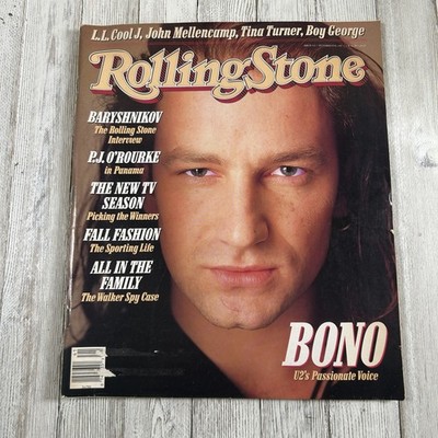 Rolling Stone Magazine Issue 510 October 1987 Bono U2 Cover LL Cool J Mellencamp