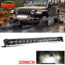 20 pulgadas 6D Barra de luz luces LED combo de flujo puntual Combo Offroad