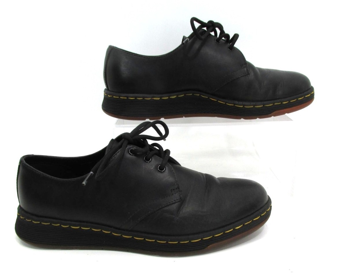Dr. Doc Martens Cavendish Black Leather Derby 7 M US / 6 UK Casual