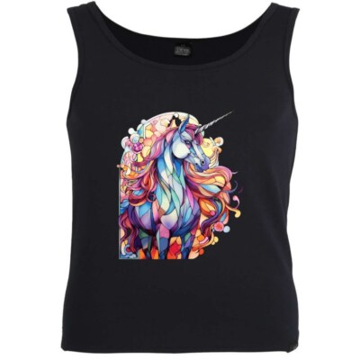 Tank Top Einhorn Fabelwesen Pferd Märchen Unicorn Kuscheltier Traumland 401748s