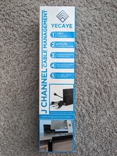 Cable Management Yecaye 7.8  J Channel Cable Raceway Cable Management Under Desk