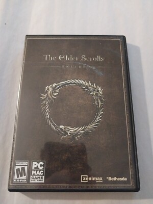 The Elder Scrolls Online PC/Mac Computer Game 4-Disc Set 2014 Great Condition