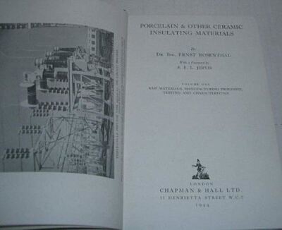 Libro - Porzellan & andere keramische Dämmstoffe: Volumen - Rosenthal, Dr. Erns