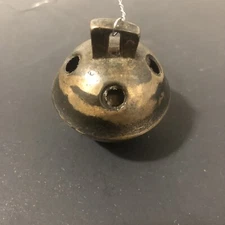 Antique Robert Wells Rumbler Brass Bell Horse Sleigh Bell Or Cowbell brass