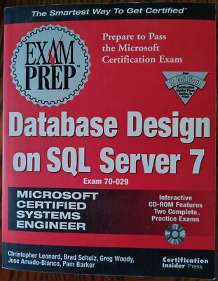 MCSE Database Design on SQL Server 7