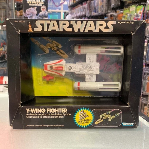 Y-Wing Fighter Diecast (StarWars, vintage Kenner) Sealed