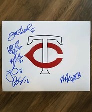 2019 Minnesota Twins Autographed Signed 8X10 Team Photo 6 Autographs! HOT! PROOF