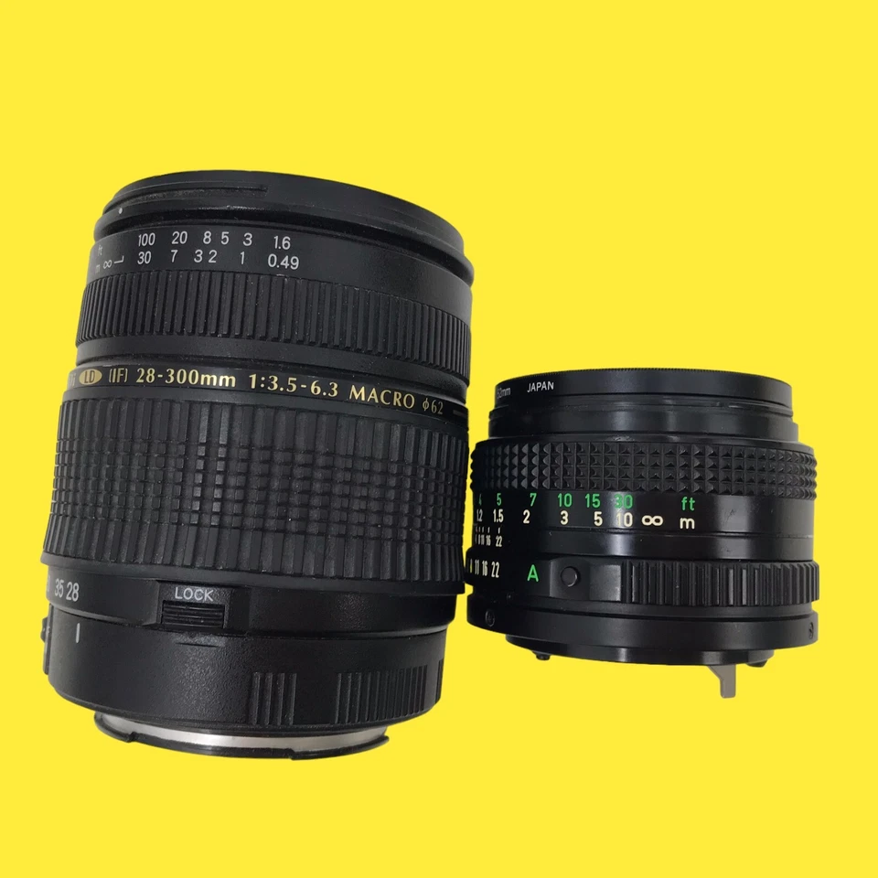 FOR PARTS x2 Tamron AF XR Di (IF) 28-300mm f/3.5-6.3 & Canon FD 50mm f/1.8 #3183 - Image 3 of 4