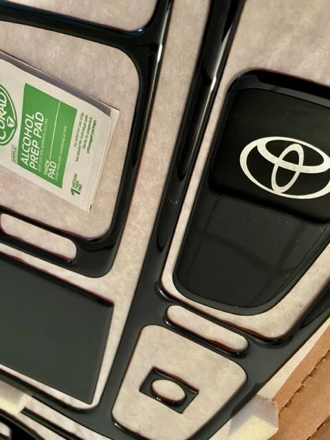 PARA TOYOTA LAND CRUISER 98 99 00 01 02 PIANO PRETO PAINEL KIT DE ACABAMENTO INTERIOR - Imagem 2 de 4