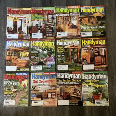 The Family Handyman Magazine DIY Lot of 12 Issues