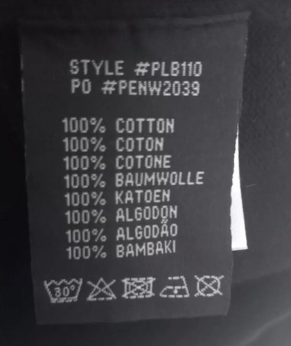 Jersey negro Schott NYC para hombre talla grande algodón/lana manga larga - Imagen 2 de 11