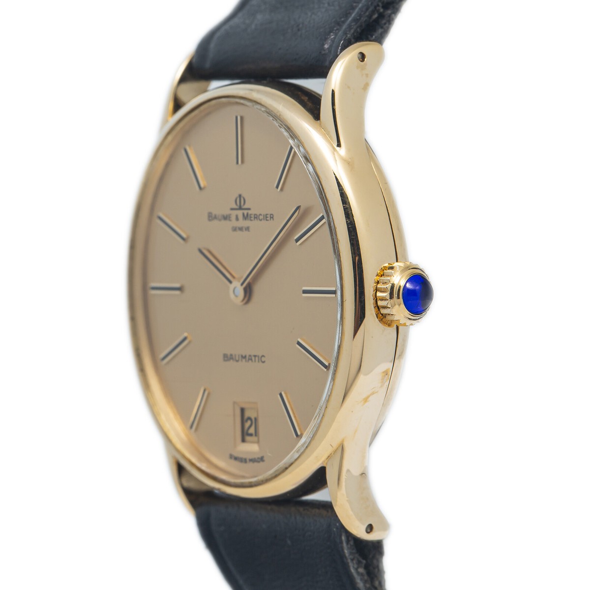 Baume & Mercier ★ゴールド 腕時計 Baume & Mercier Ellipse 37066 18k Yellow Gold Champagne Dial