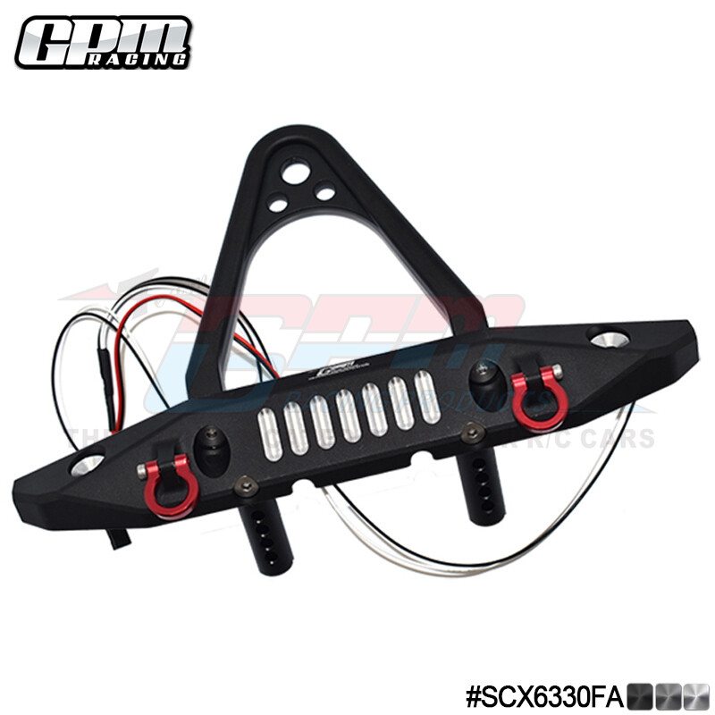 GPM Racing Alu Bumper front black for Axial SCX6 GPM Racing Alu Bumper front black for Axial SCX6