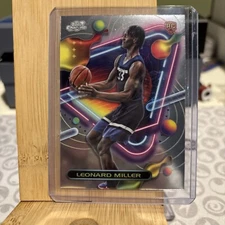 2024 Topps Cosmic Chrome - #180 Leonard Miller (RC)