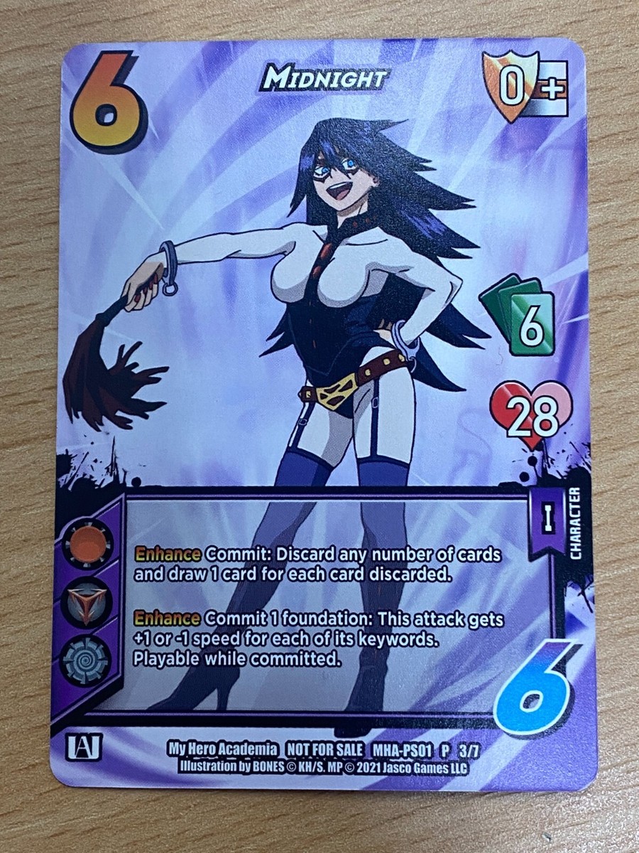Midnight (MHA-PS01 P 3/7) My Hero Academia Card Game