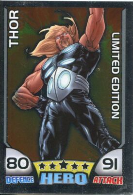 Marvel Hero Attax Series 1 Limited Edition Foil Card LE3 Thor | eBay