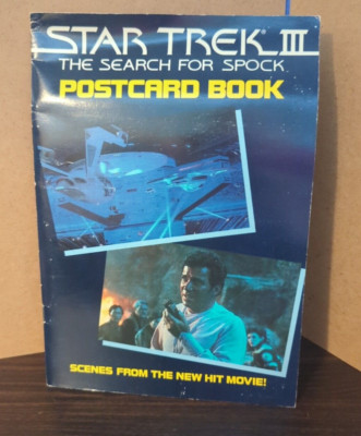 Star Trek III the Search for Spock Postcard Book , VTG, 1984, Wanderer Books