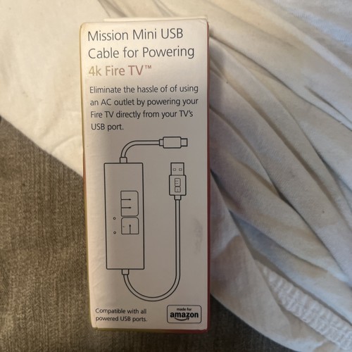 Mission Cables MC45 USB Power Cable for Amazon Fire TV 19962913242 eBay