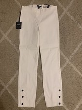 Womens Vera Wang White Dress Pants Size Small