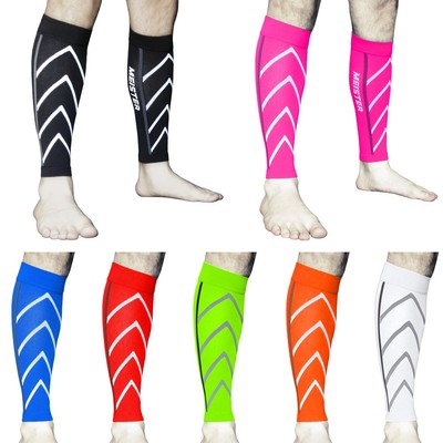 MEISTER COMPRESSION SLEEVES PAIR Running Calf Leg Shin Splints CrossFit S/M/L/XL