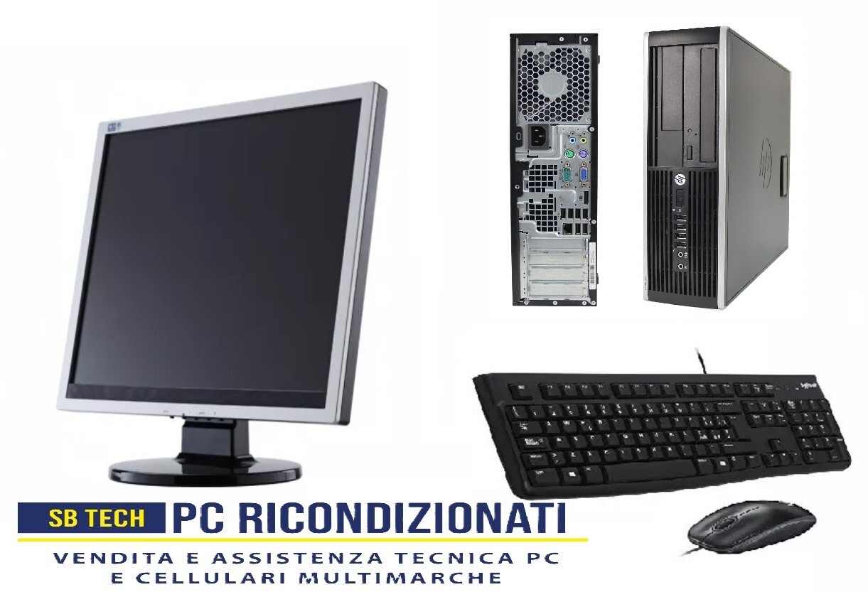 Computer fisso HP Dual Core con Monitor 19"