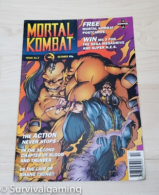 Mortal Kombat  Issue  2  1995  Manga Retro Gaming Comic