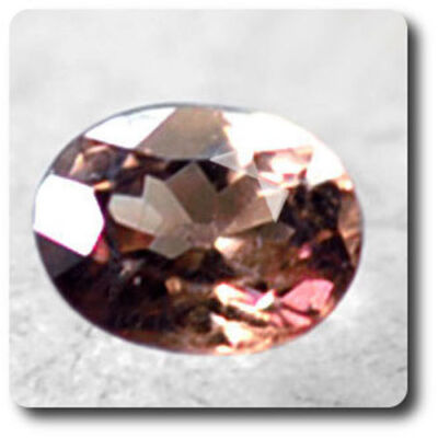 Grenat Malaya 0.85 Carats VS1 Tanzanie - Pierre Fine Ovale Non Chauffée | Certificat D'authenticité