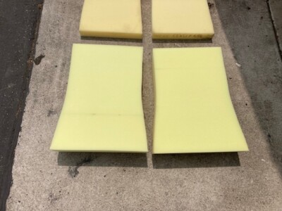 RECARO E21 E10 SEAT BOTTOM CENTER FOAM CUSHIONS 2 SEAT KIT NEW