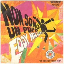 Eddy Miller Vinyl 7" 45rpm I'm Not A Doll - West Record ‎– EG 154 New