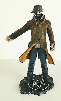 Watch Dogs Aiden Pearce Execution Figure 9'' PVC UBISOFT No Gun Figurine Statue 