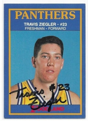 TRAVIS ZIEGLER Autographed Signed 1989 Foodland card Pittsburgh