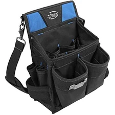 Dead On Tools HDP222496 Pro Electricians Professional Pouch, Black|black