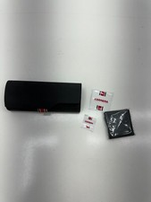 Carrera Black Hard Glasses Case Kit Magnetic Closure