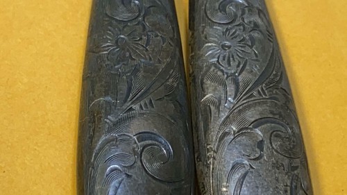Vintage Maniküre Set individuell handgraviert Sterling Silber Griffe - Bild 7 von 10