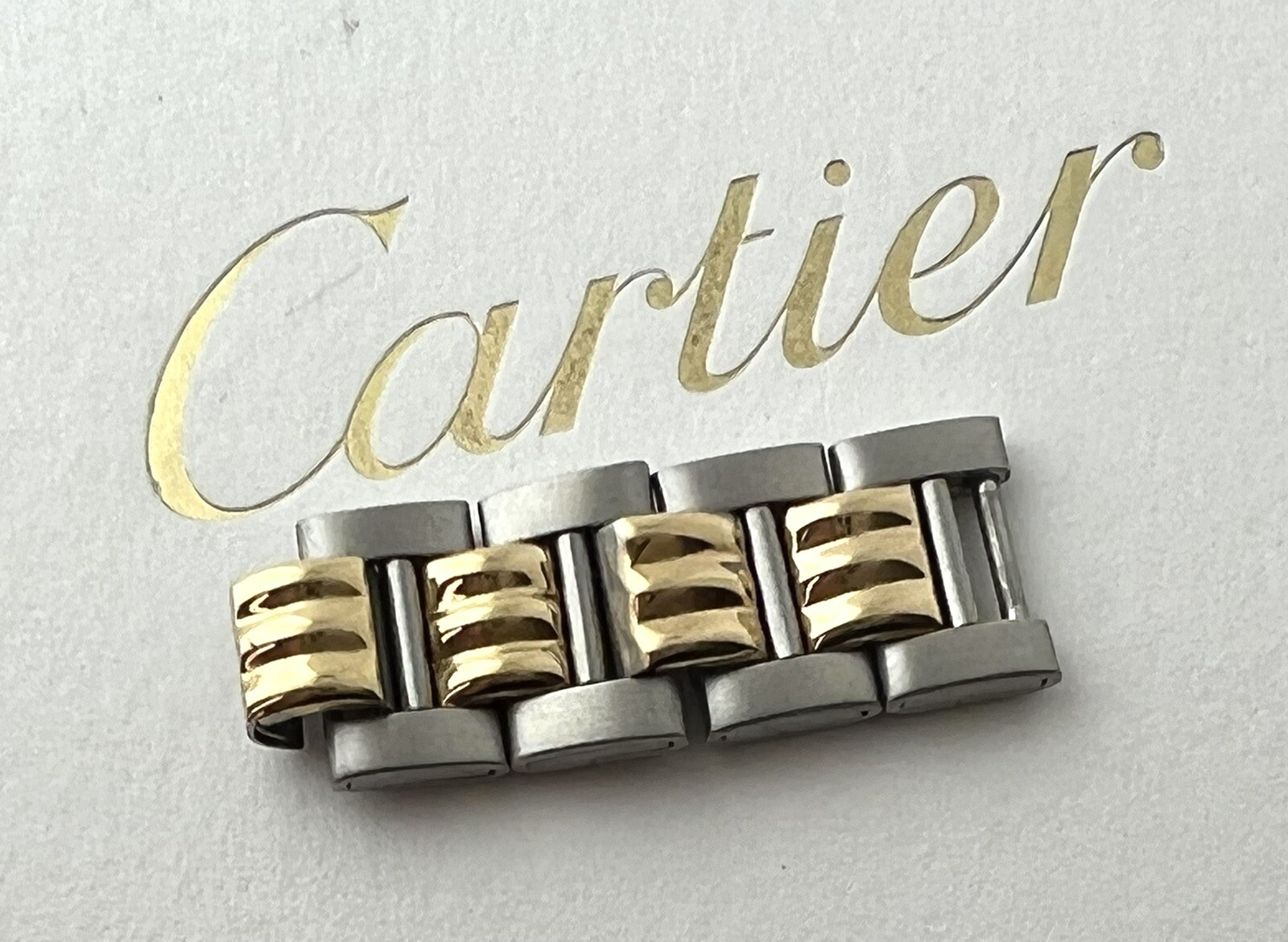 アクセサリー 80s VINTAGE Cartier Santos Bracelet Cartier Santos Vintage Bracelet en Acier 12MM Rare Parfait État