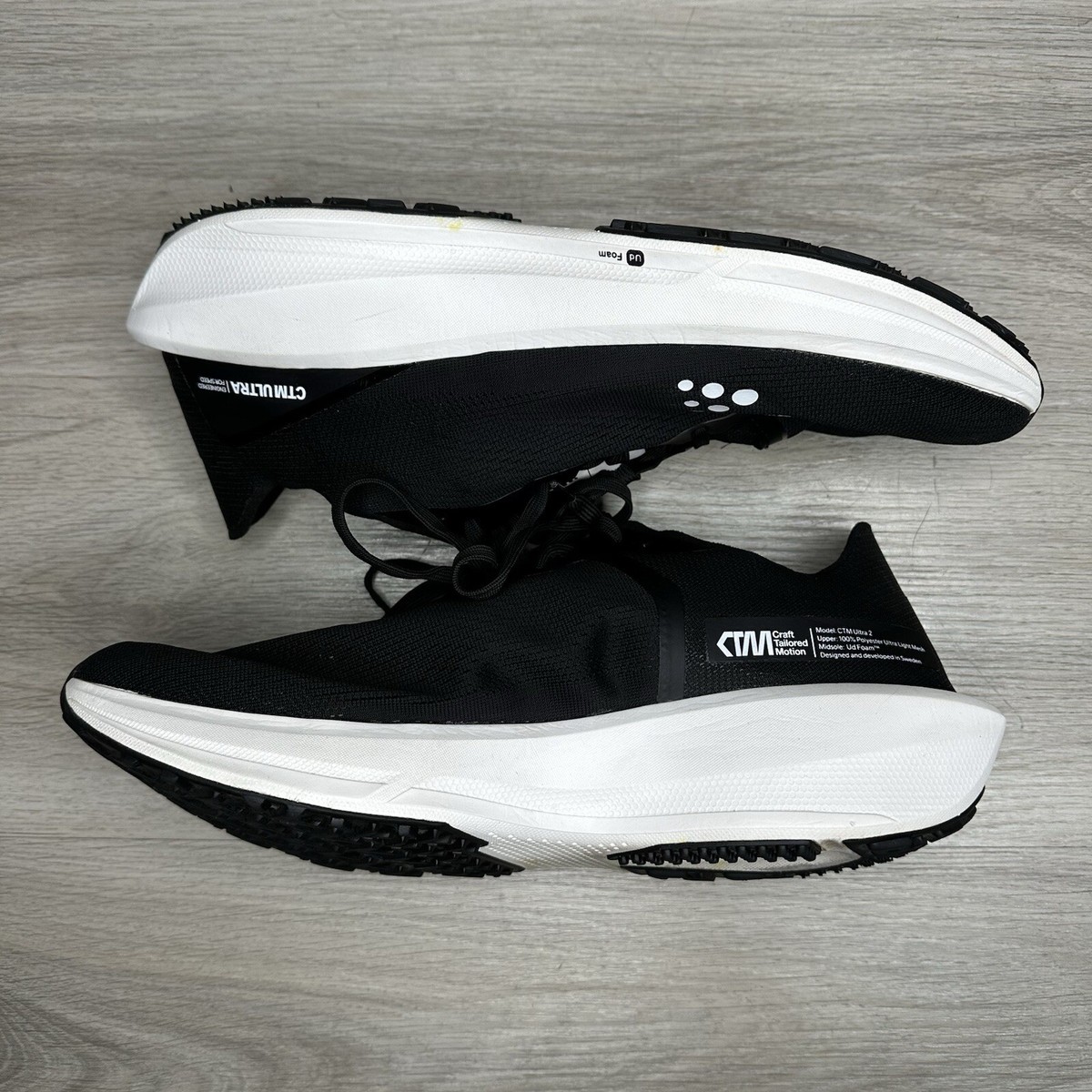 Craft CTM Ultra 2 Men\'s Size 11 Black Ultra Light Mesh Craft Tailored Motion Road Trail Run: Craft CTM Ultra 2 Multi Tester Review: Max  main image 4