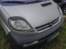 Eyebrows Vauxhall Vivaro headlight spoiler eyebrows ABS plastic eyelids OPEL