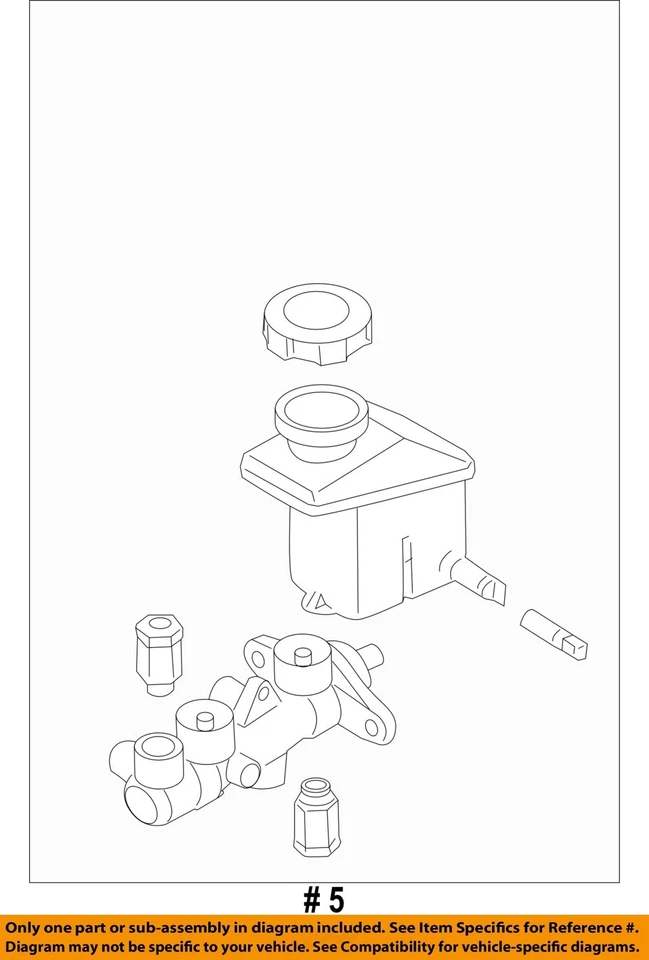 Cilindro maestro de freno usado se adapta a: Kia Rio AT 2007 con ABS grado A Foto 4 de 4