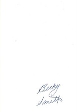 Becky Smith Autogramm signed 10x15 cm Karteikarte