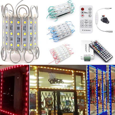 10ft 5050 LED Module Light Store Window Showcase Decor lamp Billboard SIGN Strip